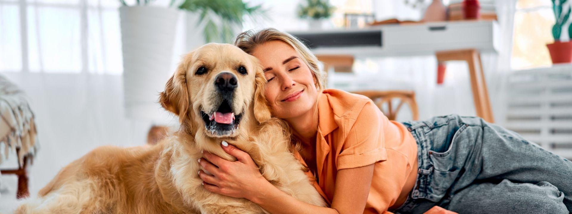 Dog and owner
